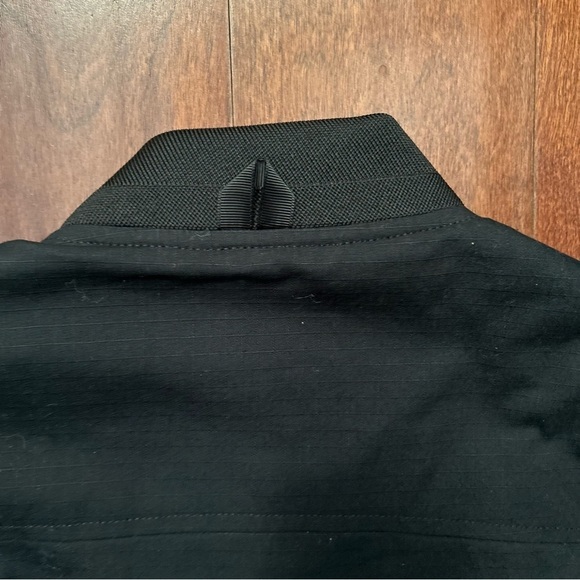 Five Four Men’s Black Bomber Jacket with Quilted Lining, Size Medium - Picture 10 of 13